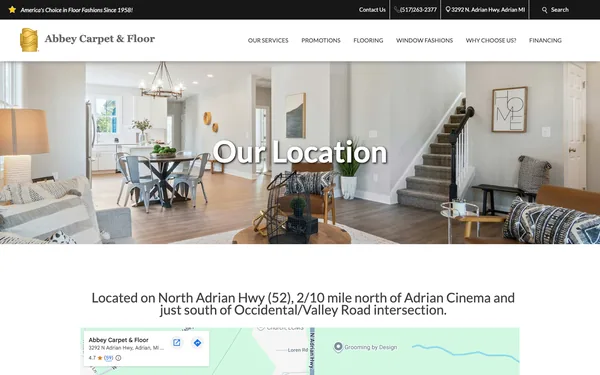 Abbey Carpet & Floor Location | Map and Directions