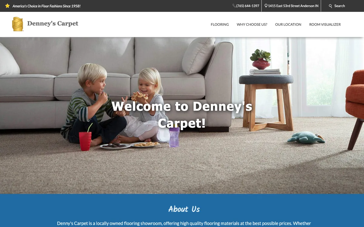 Denney's Carpet homepage