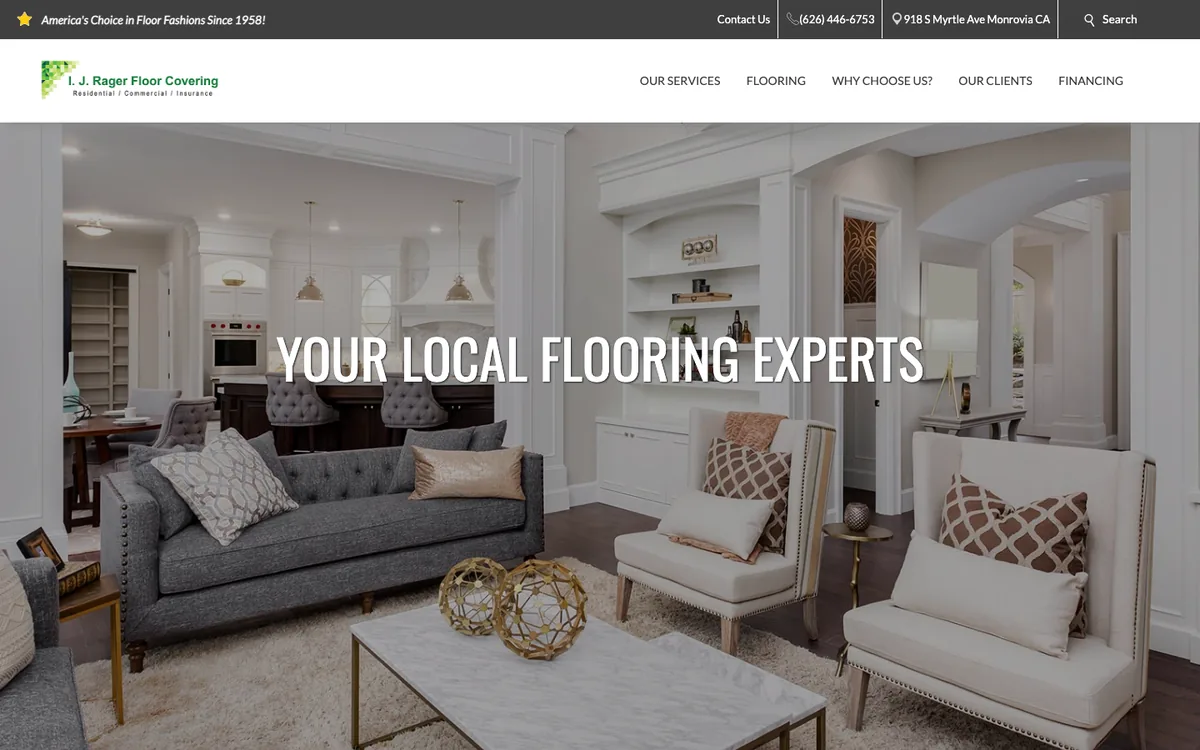 Ij Rager Floor Covering homepage