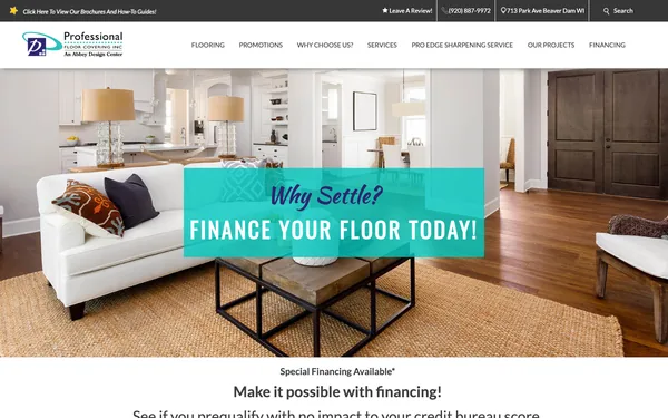 Finance Your New Floors with Professional Floor Covering