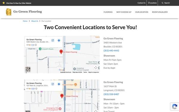Go Green Flooring's Location – Boulder, CO, 80301 – Map and Directions
