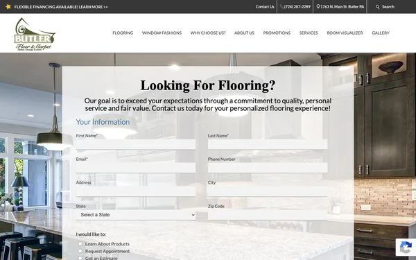 Carpet, Vinyl & Hardwood Flooring Store in Grove City PA | Window Blinds Wexford