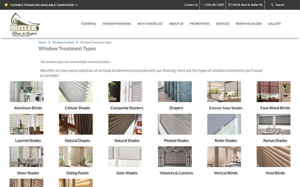 Window Treatment Types