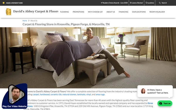Carpet & Flooring Store in Knoxville, Pigeon Forge, & Maryville, TN