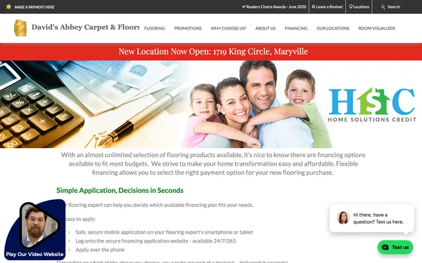 Financing for Flooring in Knoxville, Pigeon Forge, & Maryville, TN