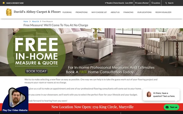 Free Home Flooring Measurement & Quote in Knoxville, Pigeon Forge, & Maryville, TN