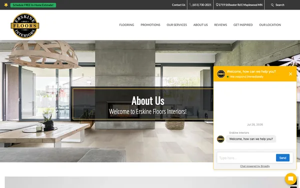 About Erskine Floors Interiors | Since 1986
