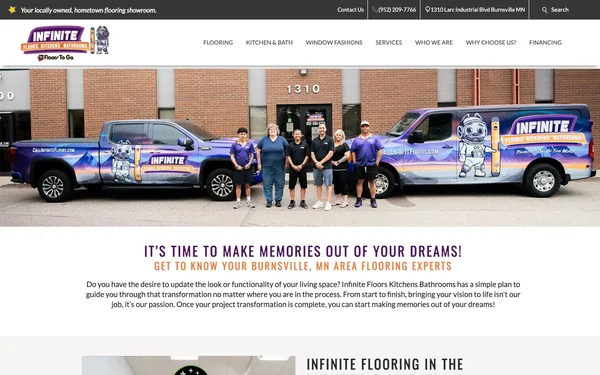 About Infinite Floors Kitchens Bathrooms