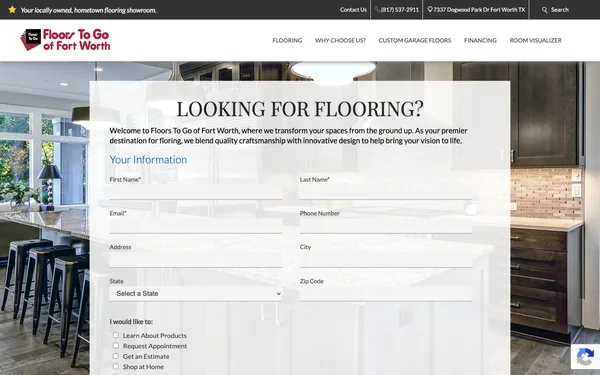 Contact Floors To Go – Fort Worth’s Best Flooring Showroom