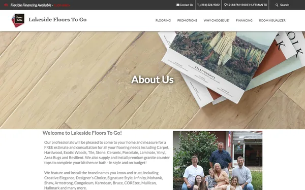 About Lakeside Floors – Huffman, TX, 77336 – Flooring On Sale