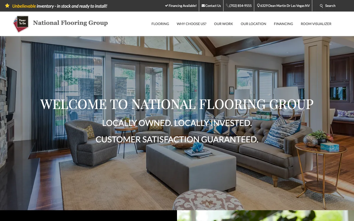 National Flooring Group homepage