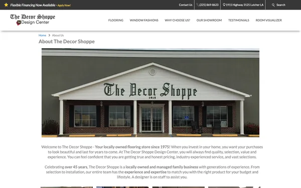 About The Decor Shoppe | Flooring On Sale Now
