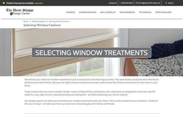Selecting Window Fashions