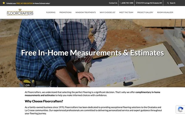 Free In-Home Measurements & Estimates