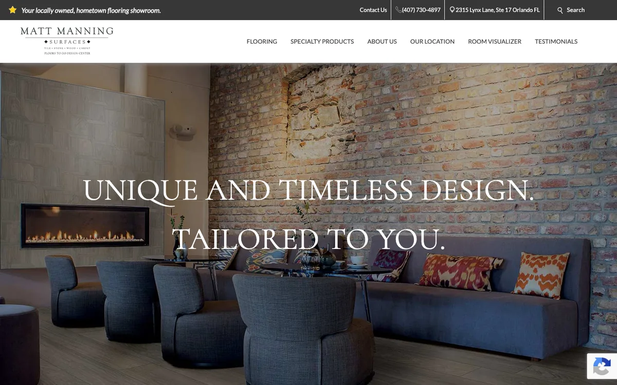 Matt Manning Surfaces homepage