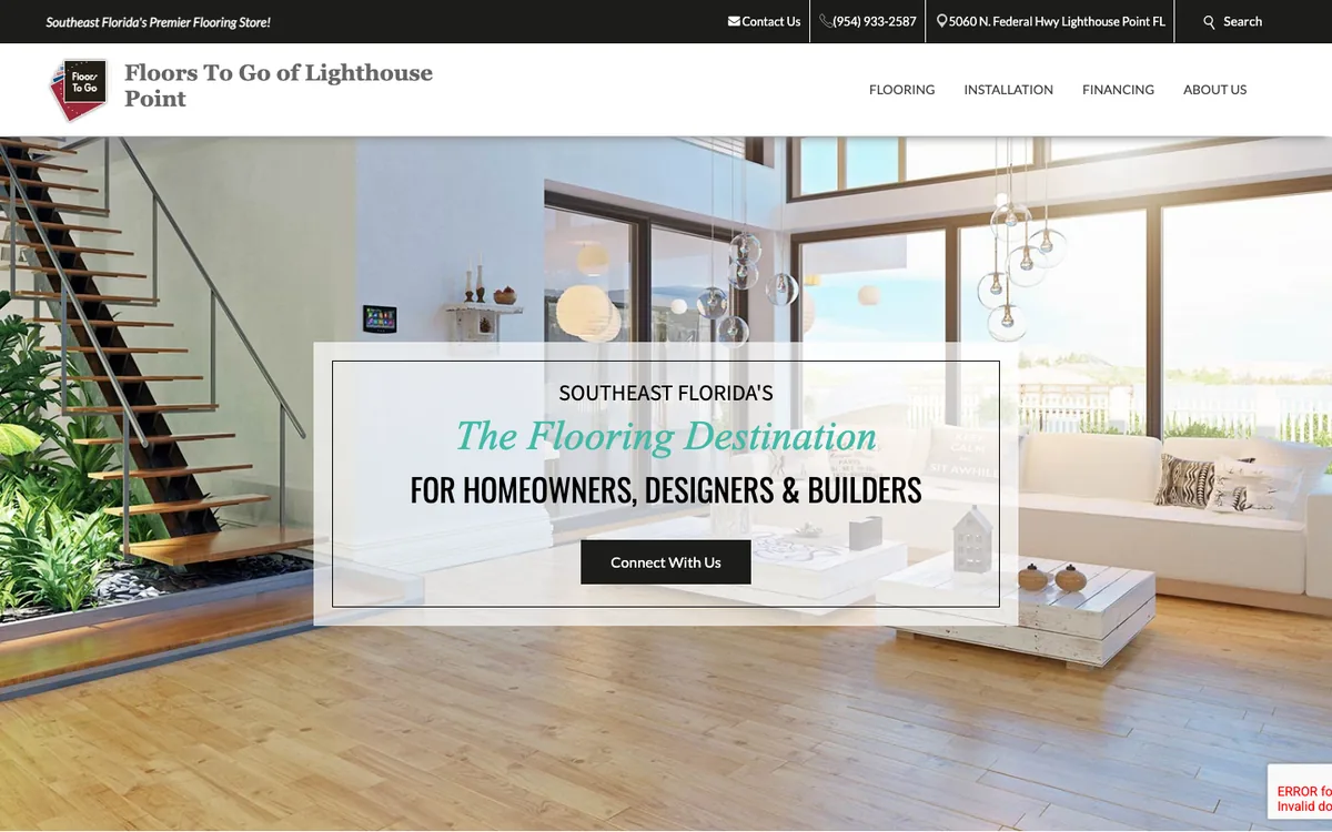 Floors To Go of Lighthouse Point homepage