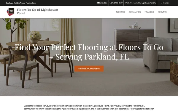 Top Quality, Locally Owned Flooring Store serving Parkland, FL