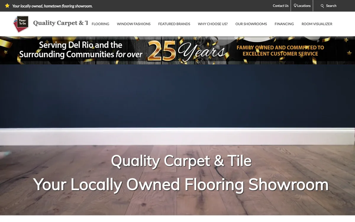 Quality Carpet & Tile homepage