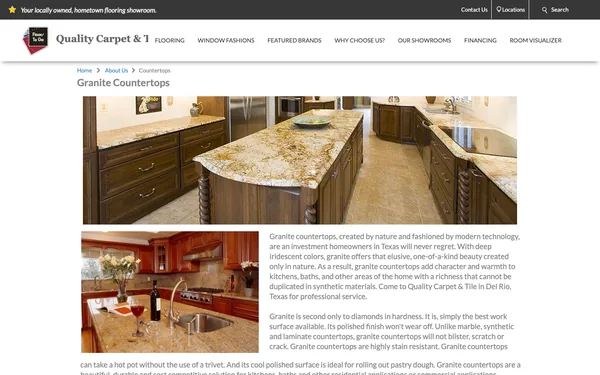 Elegant Granite Countertops