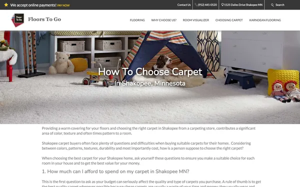 Floors To Go | Shakopee, MN 55379 | Carpet in Shakopee