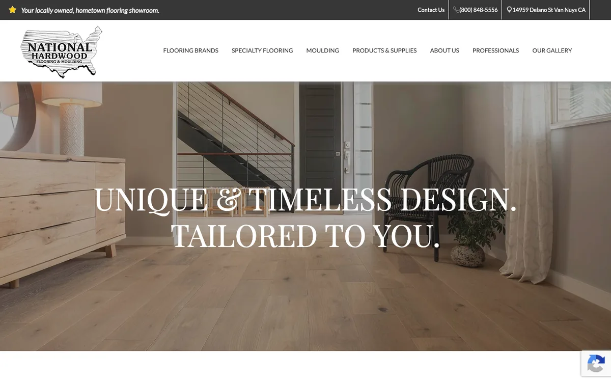 National Hardwood Flooring & Moulding homepage