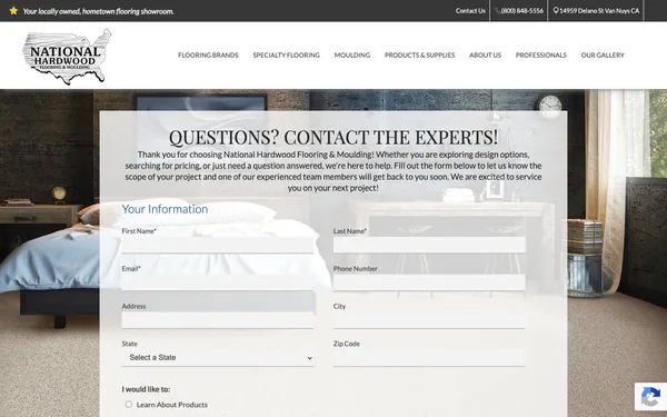 Contact Van Nuys’ Best Flooring Showroom