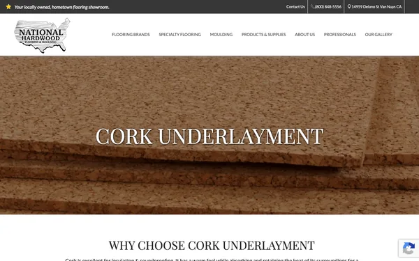 Cork Underlayment