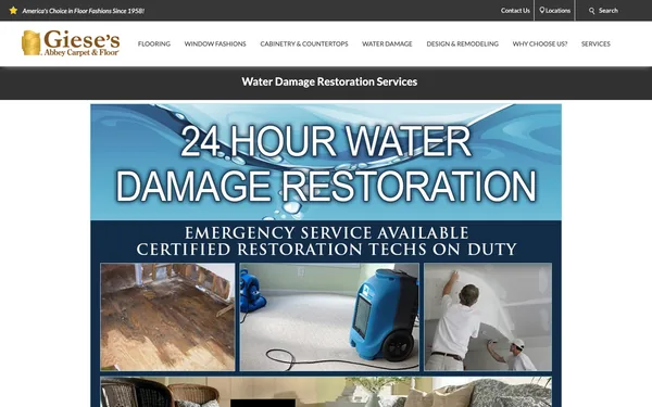 24 Hour Water Damage | Repair & Restoration