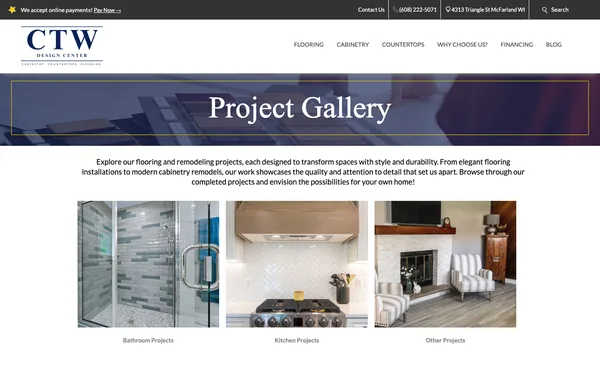 Project Gallery | Flooring, Cabinets & Countertops | Madison WI | CTW Design Center
