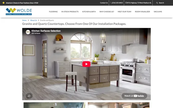 Granite and Quartz Countertops Installation Packages | From $39 sq.ft.