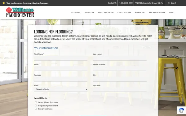 Contact Williams Floorcenter