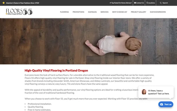Vinyl Flooring Installation in Portland & Lake Oswego, OR