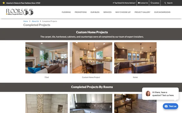Project Gallery | Floors 55 Abbey Carpet & Floor