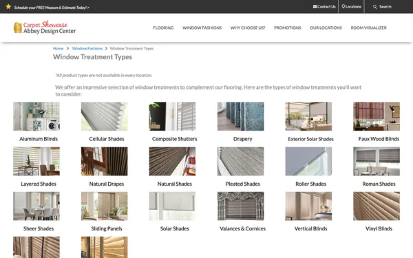 Window Treatment Types