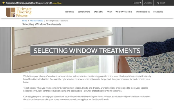 Selecting Window Treatments