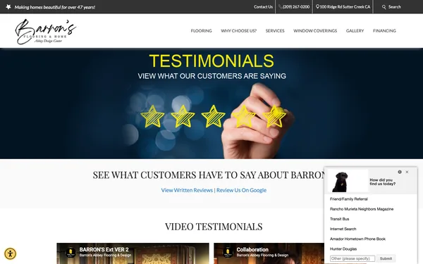 Reviews From Our Customers in Sutter Creek,CA