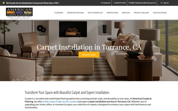 Professional Carpet Installation Services