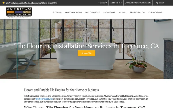 Tile Flooring Installation Services