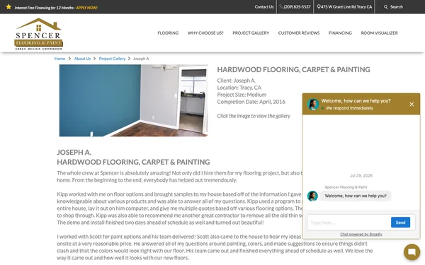 Hardwood, Carpet & Painting Project Photos