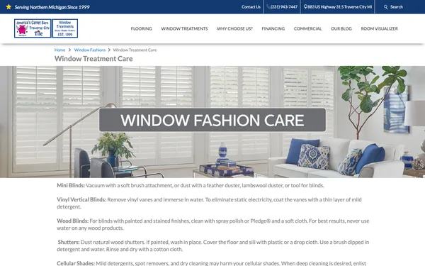 Window Treatment Care