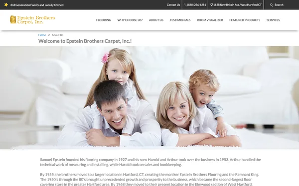 About Epstein Brothers Carpet, Inc. | West Hartford, CT 06110 | Flooring On Sale